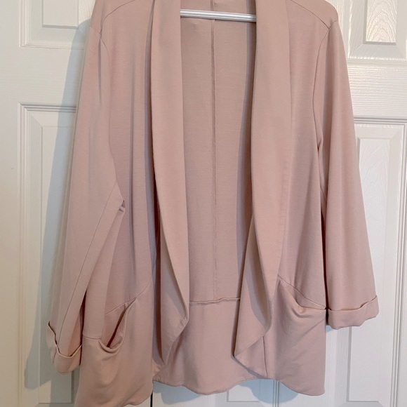 Rickis cover up/casual blazer. Light pink. Xxl - Picture 2 of 3